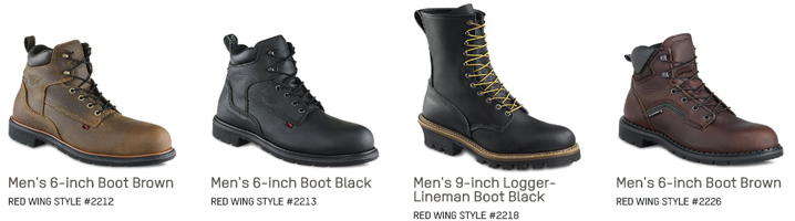 red wing shoes