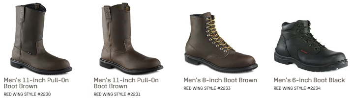red wing shoes